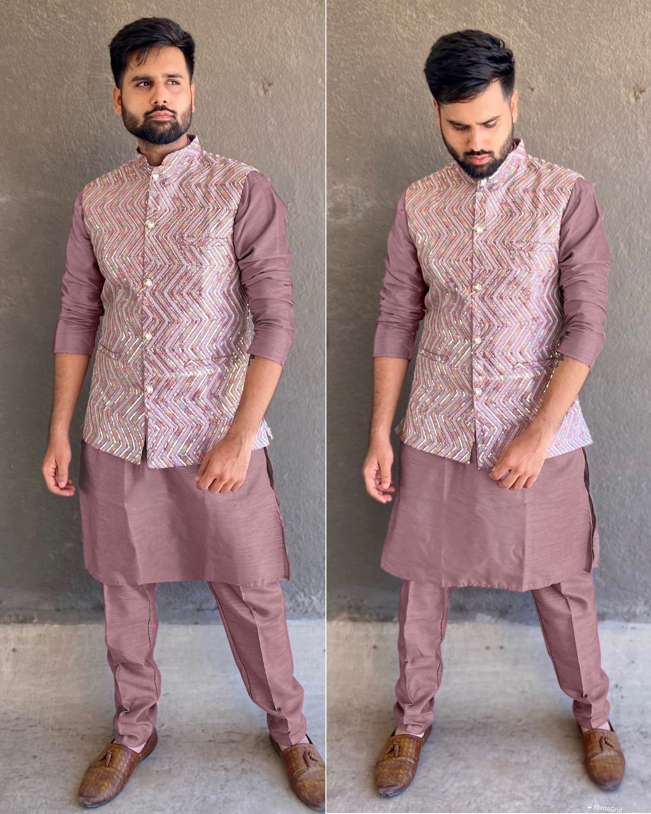 Manyavar Modi Jacket Kurta Pajama Catalog